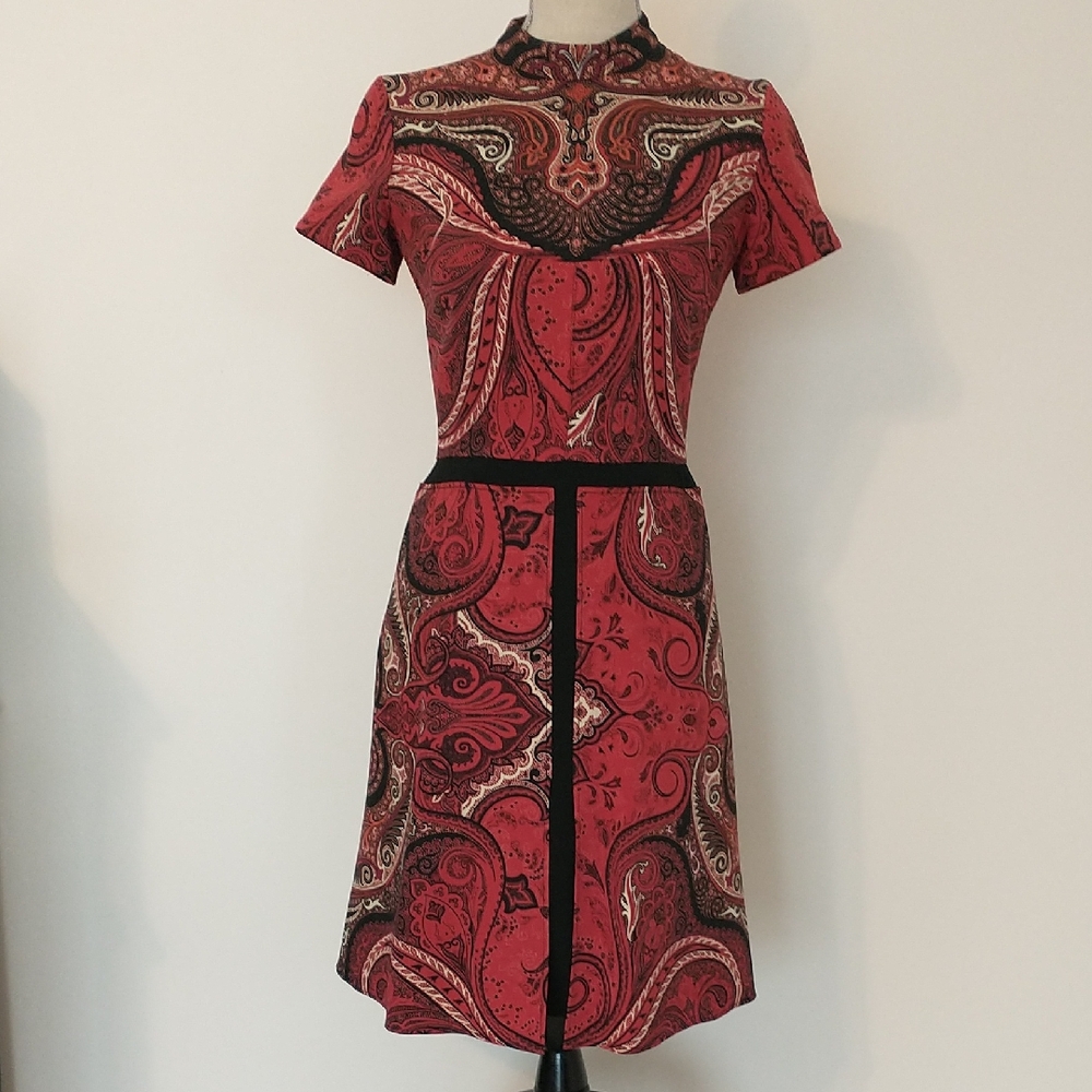 Etro Paisley Red Dress Size 4 (40)